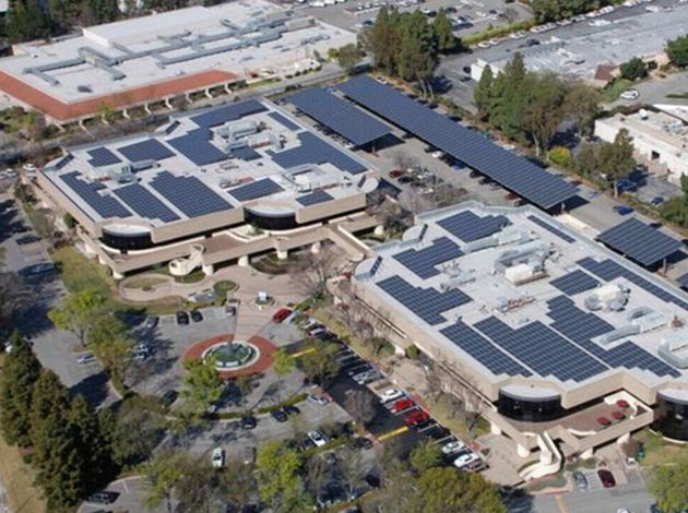 نظام الطاقة الشمسية التجارية CA Santa Clara-2.6MW