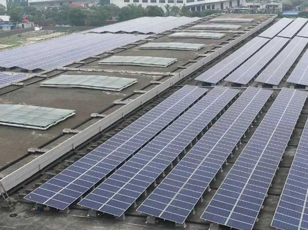 نظام الطاقة الشمسية التجارية Zhongding Group-2.2MW